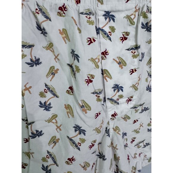 Vintage banana republic printed boxer shorts surfer palm trees vacation size XL - Picture 3 of 5